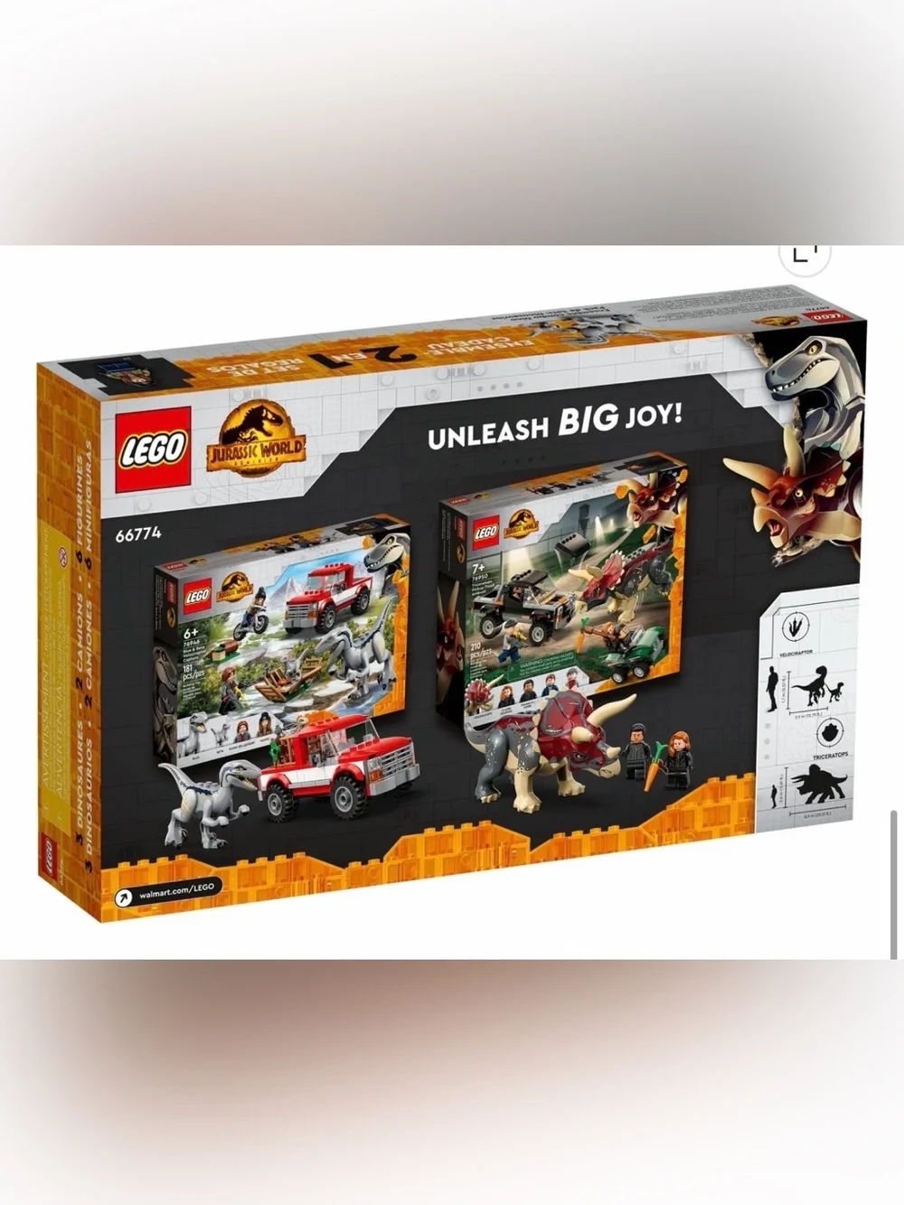 Lego Jurassic World Co Pack 66774 RETIRED Complete Set RARE Walmart Exclusive